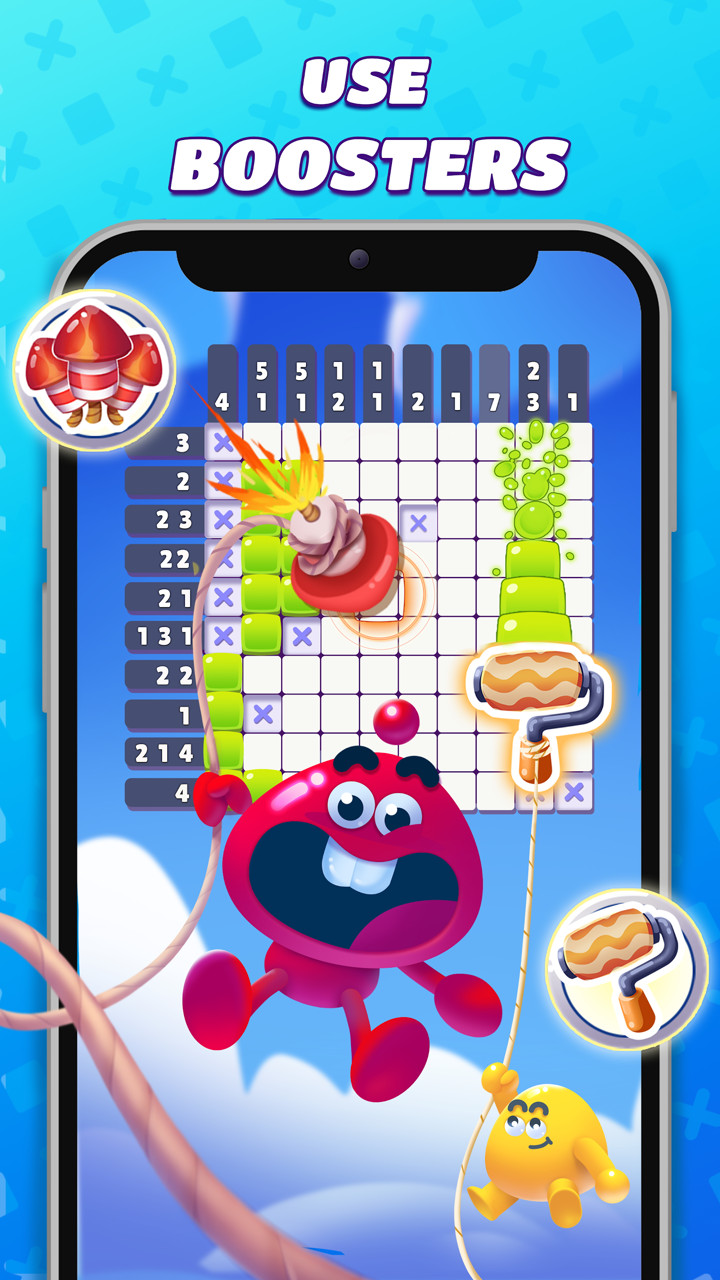Nono Crossing store screenshot: Use boosters